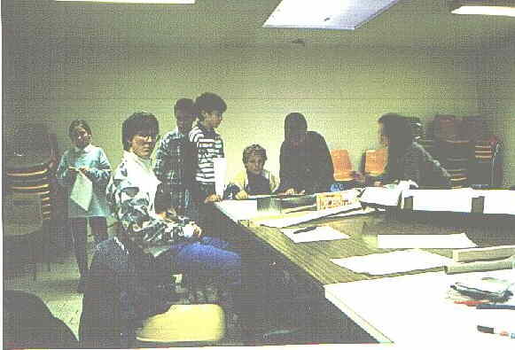 1996 la section jeunes en préparation micro-fusées