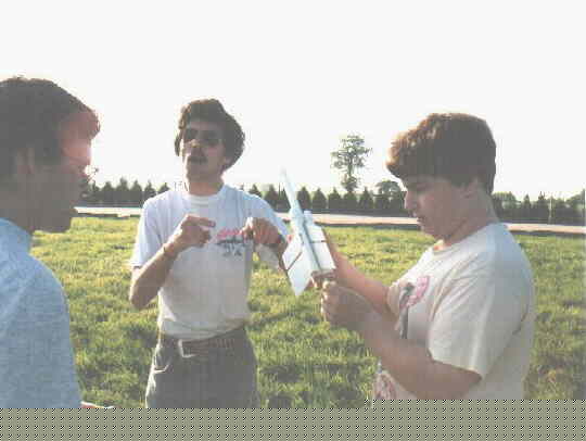 micro-fusee bi etage  de Franck